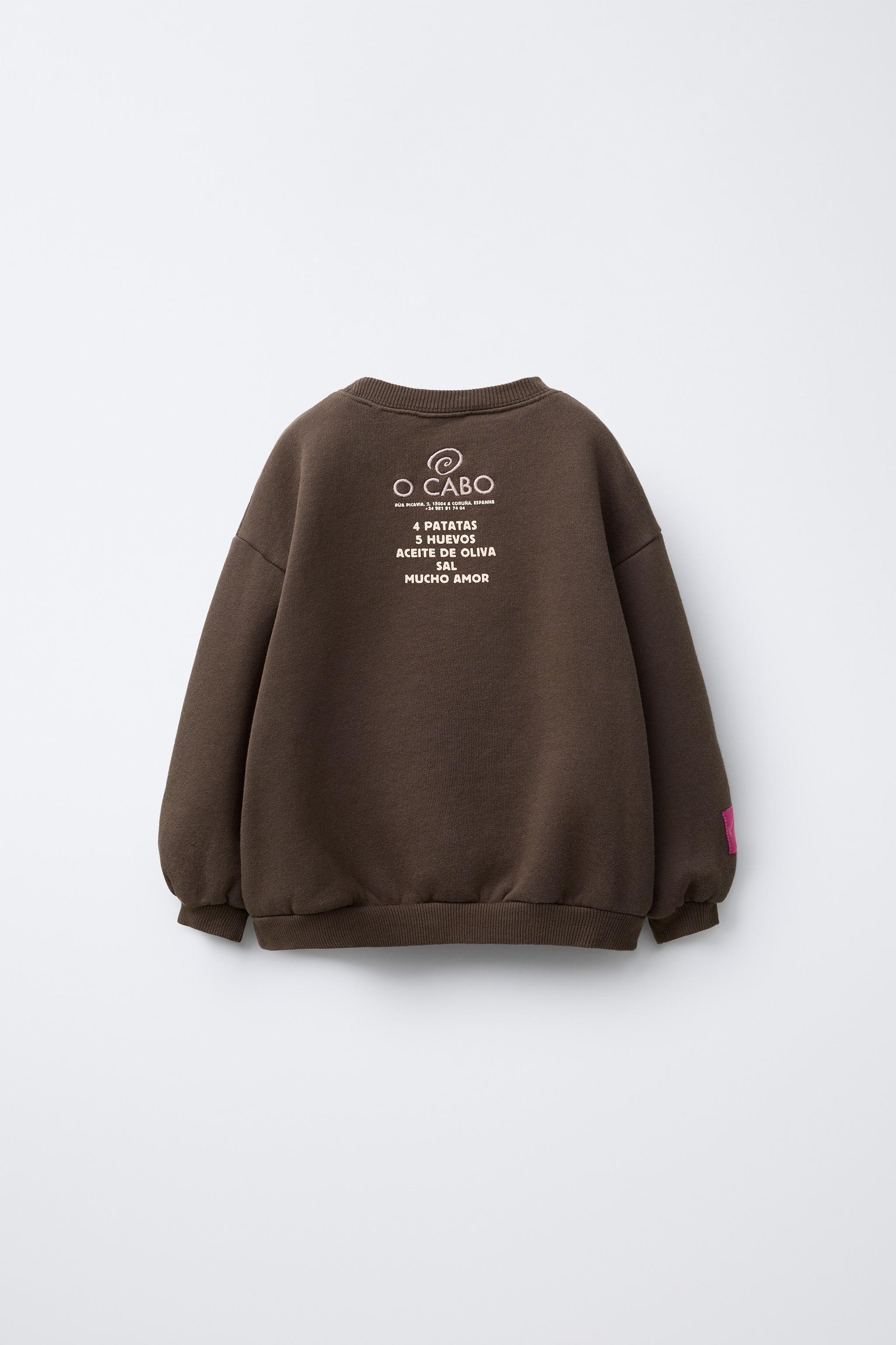 O CABO X ZARA RESTAURANT EMBROIDERED SWEATSHIRT